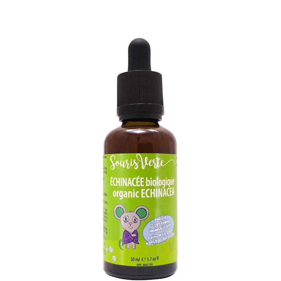 Souris Verte Échinacée Biologique 50ml||Souris Verte Organic Echinacea 50ml Boutique Bébé Ligne Soins Jouets Articles Maison