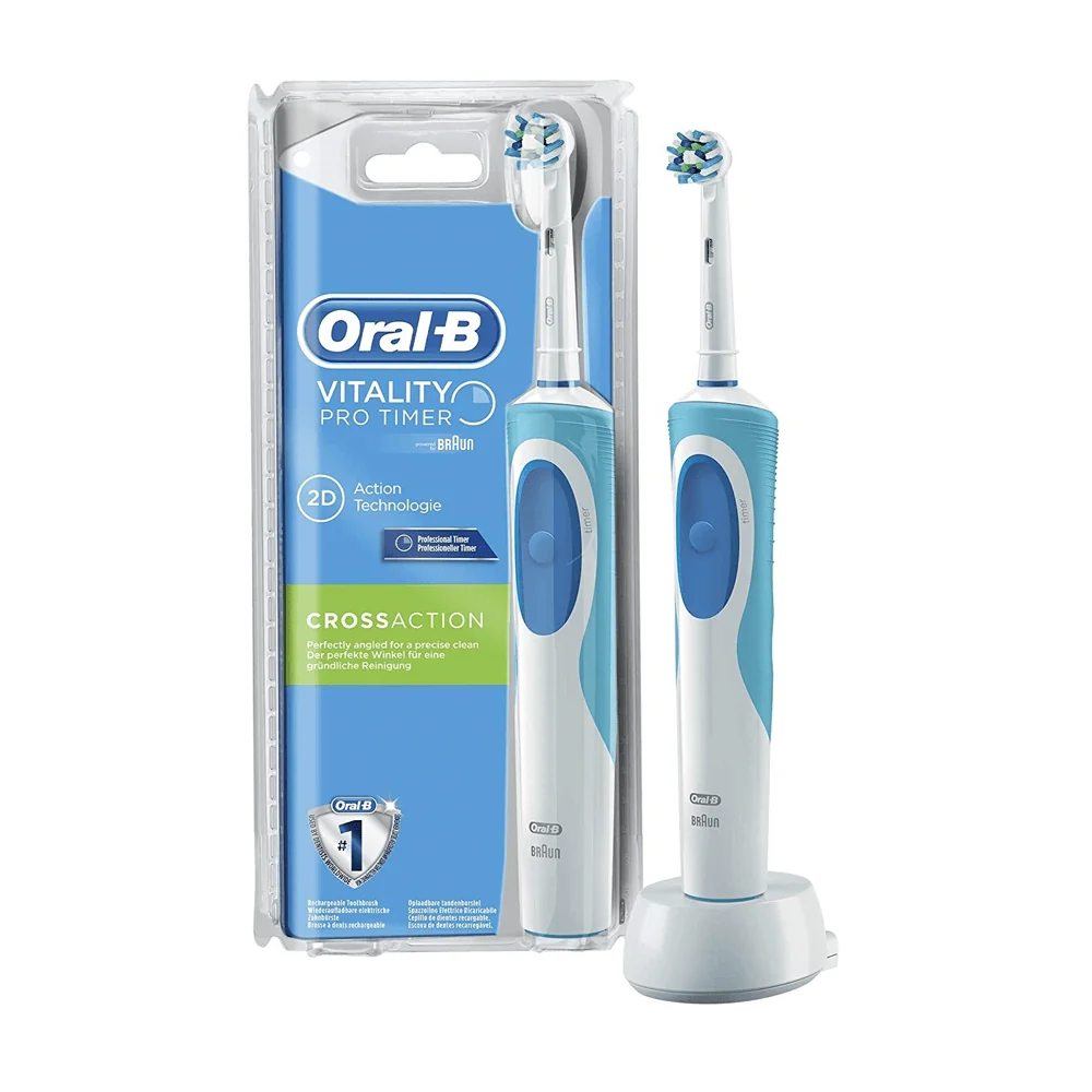 Oral Brosse Dents Electrique Vitality Cross Action Saldi Straordinari Offerte Speciali Disponibili Adesso