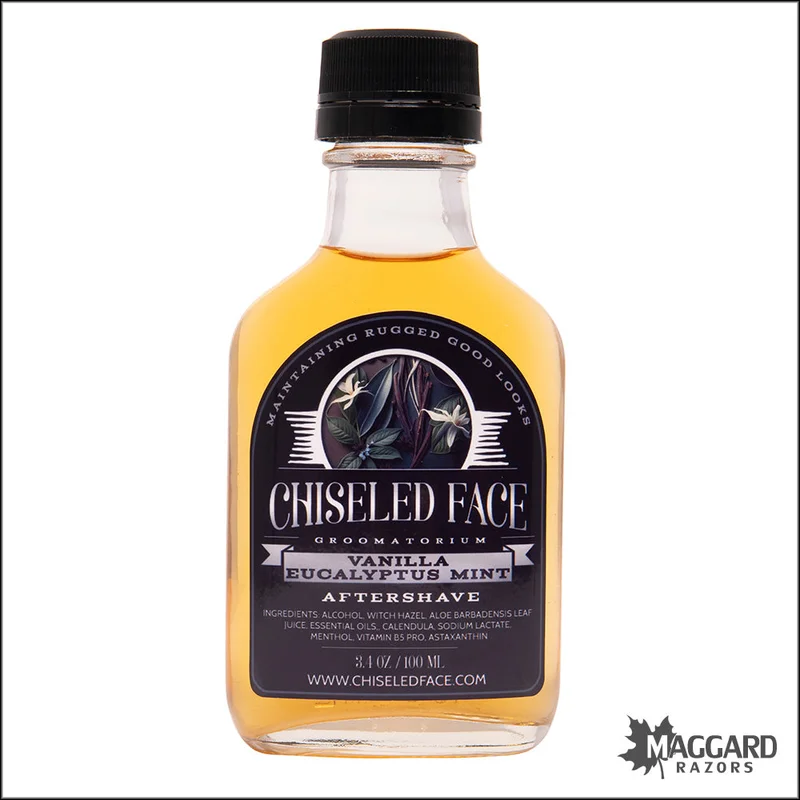 Chiseled Face Vanilla Eucalyptus and Mint Aftershave Splash, 100ml - Saldi Sweet Straordinari – Offerte Speciali Disponibili Adesso