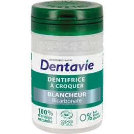 DENTAVIE Dentifrice à croquer blancheur 60 comprimés - E-shop Vitalité mondial – Produits durables, modernes et accessibles partout