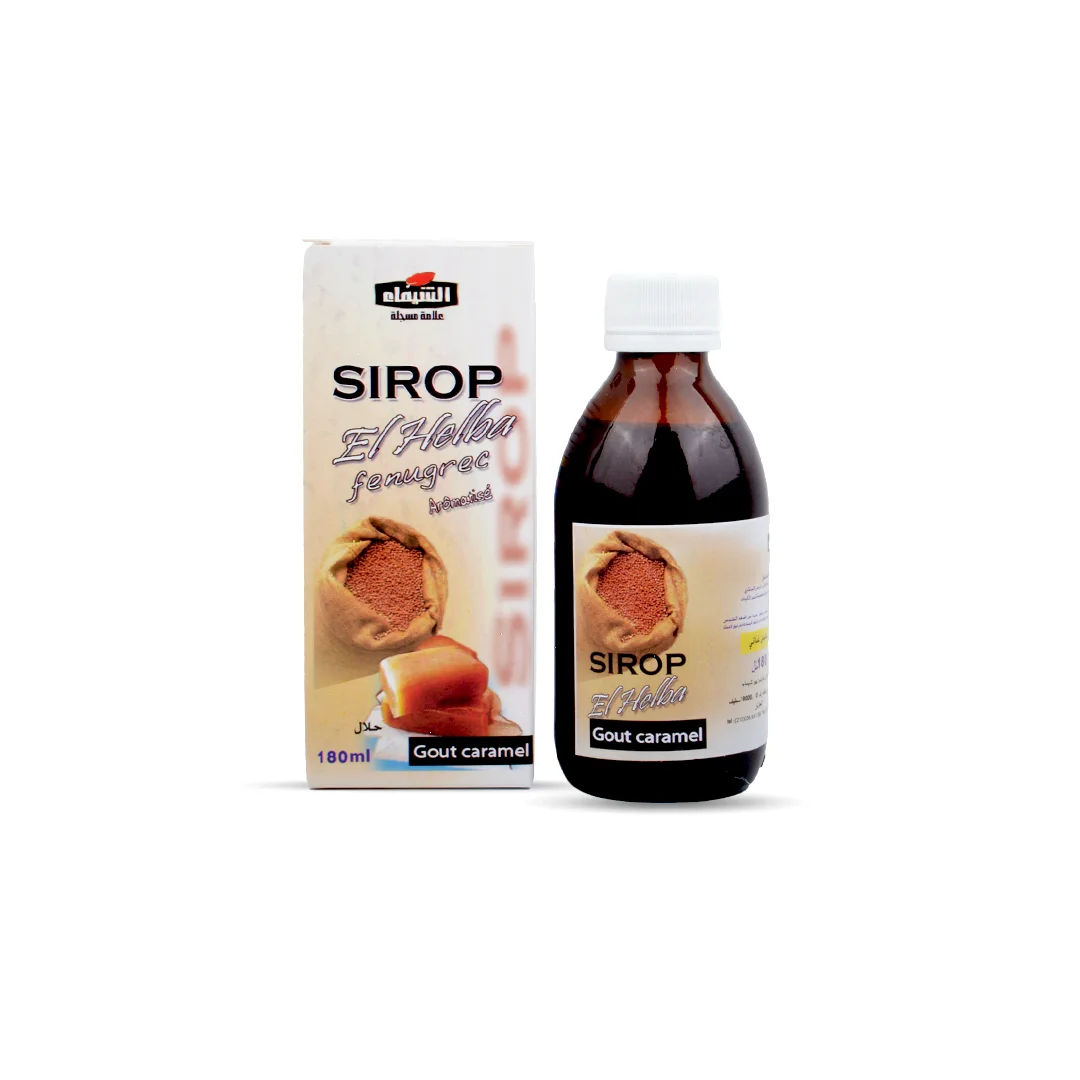 CHAIMA SIROP HELBA FENUGREC ADULT GOUT CARAMEL 180ML - Saldi Straordinari – Offerte Speciali Disponibili Adesso KANDIPPA