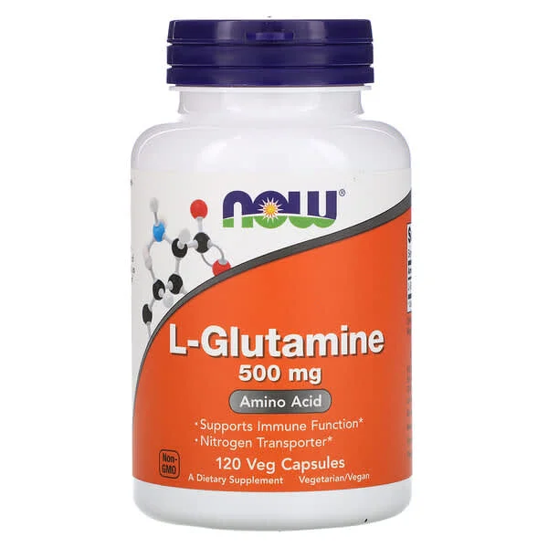 NOW FOODS – L-GLUTAMINE – 500 MG – 120 CAPSULES VÉGÉTARIENNES - Saldi Straordinari – Offerte Speciali Disponibili Adesso - glycine now food 8211 milligramme capsule