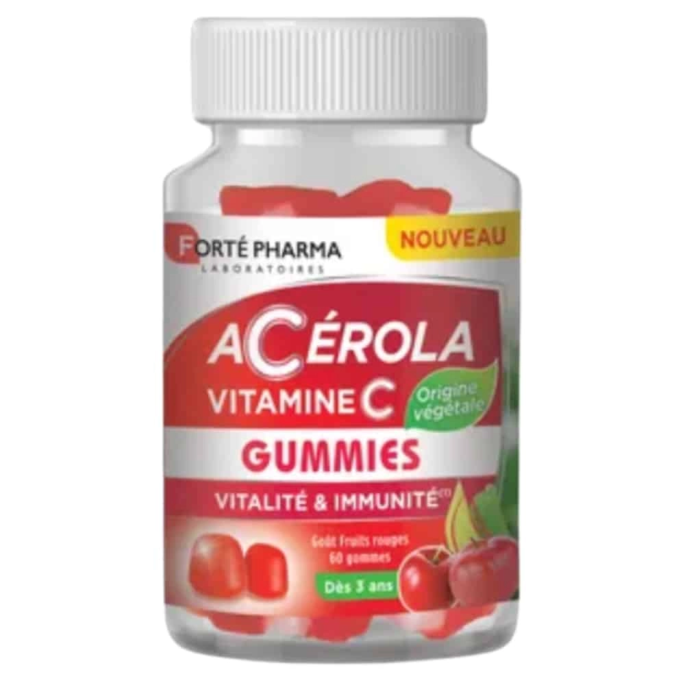 FORTÉ PHARMA – Acérola Vitamine C Vitalité Immunité – 60 ans Gummies - Saldi Straordinari – Offerte Speciali Disponibili Adesso