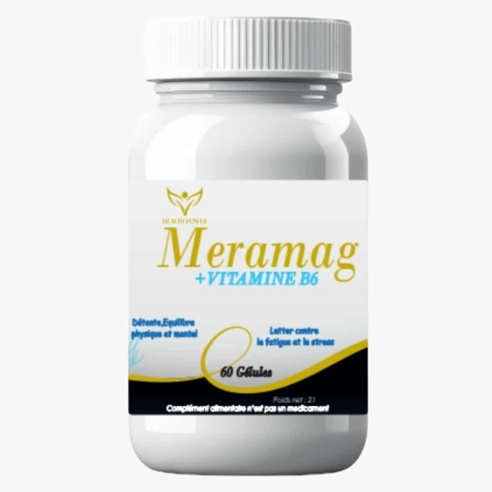 HEALTH POWER – Meramag + Vitamine B6 – 60 Gélules - Relaxation Saldi Straordinari – Offerte Speciali Disponibili Adesso