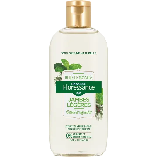 FLORESSANCE Huile de massage jambes légères 150 ml - E-shop mondial – Produits durables, modernes et accessibles partout Floressance Sensuelle - Huile de massage stimule et réveille les sens -  Comparer avec Touslesprix.com