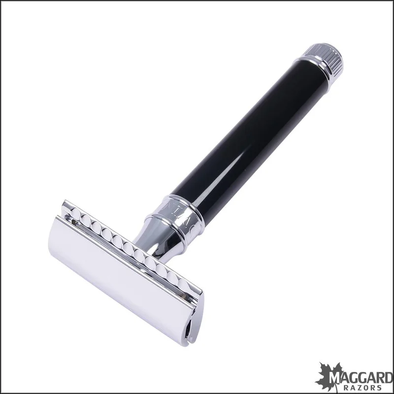 Edwin Jagger DEL8614bl Black Long Handled DE Safety Razor - Saldi Straordinari – Offerte Speciali Disponibili Adesso - Scrubbing brush