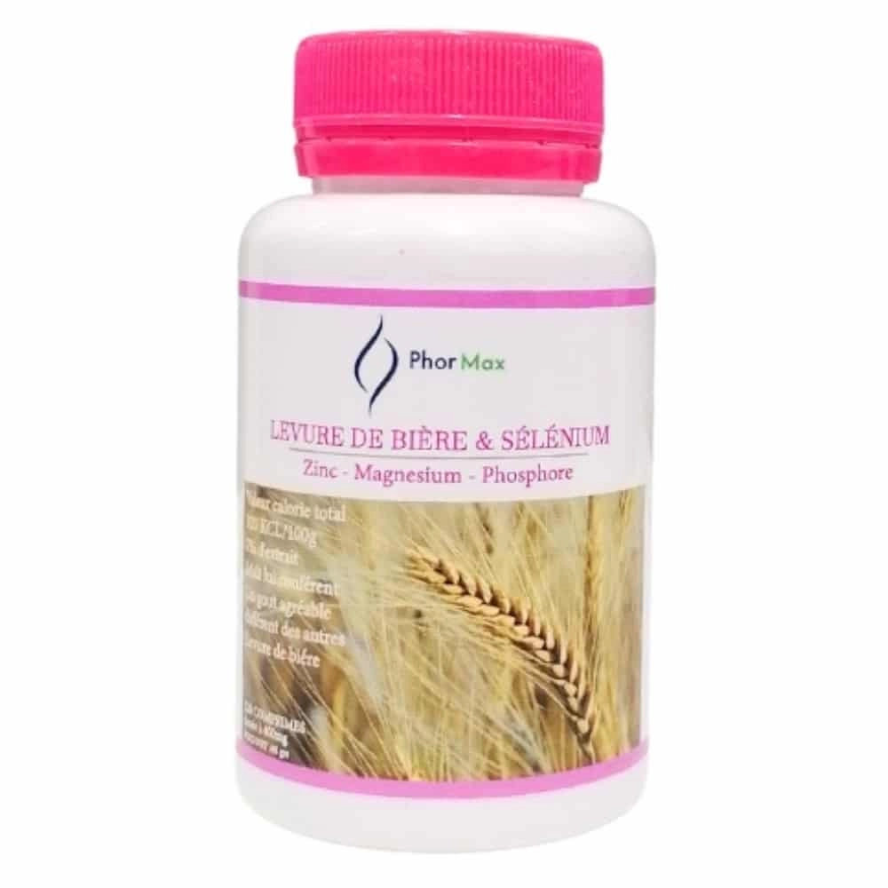 PHORMAX – Levure De Bière Et Sélénium Zinc, Magnésium Et PHOSPHORE – 120 Comprimés - Saldi Straordinari – Offerte Speciali Disponibili Adesso Levure de Bière et Sélénium - Produit santé peau, cheveux et ongles