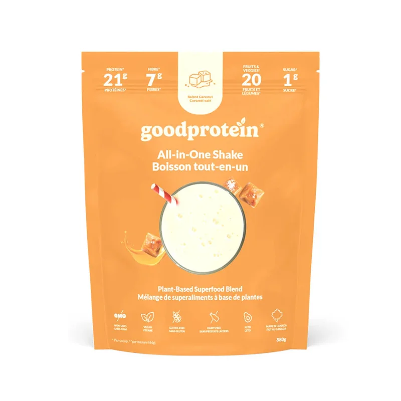Good Protein Salted Caramel All-In-One Shake 880g - Saldi précision Straordinari – Offerte Speciali Disponibili Adesso