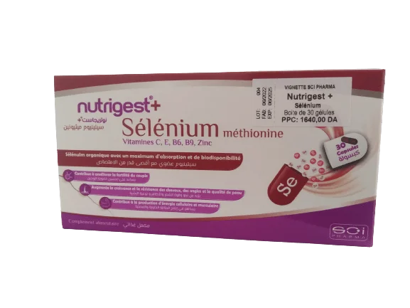 SCI Pharma Nutrigest+ Sélénium Méthionine Gélules Vins Rouges Harmonieux Occasion