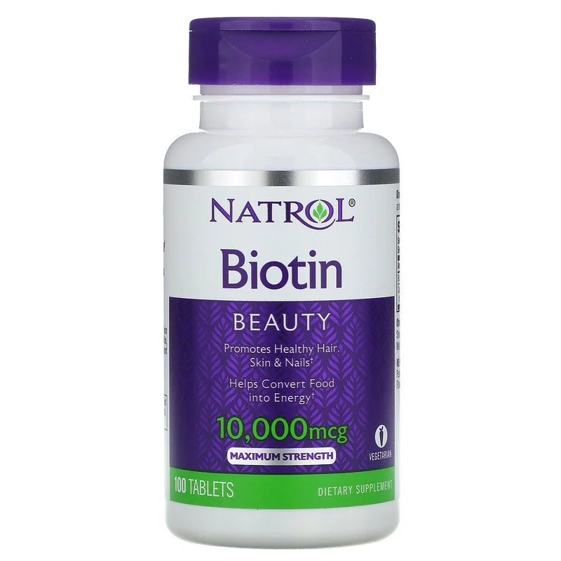 NATROL BIOTIN BEAUTY 10.000 MCG 100 COMPRIMÉS - Saldi Straordinari – Offerte Speciali Disponibili Adesso - Natrol ultra sleep