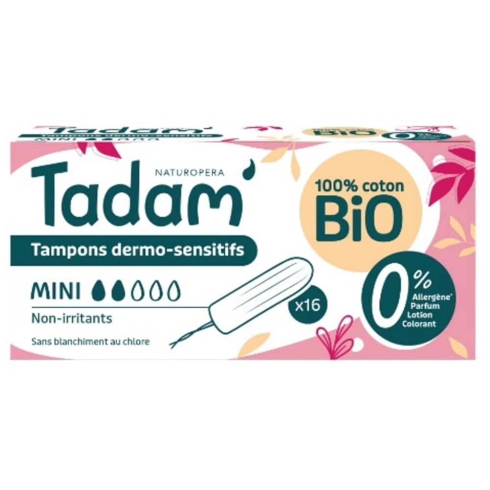 TADAM’ Tampons Dermo sensitifs Non-irritants Mini Bio 16u Saldi Straordinari Offerte Speciali Disponibili Adesso