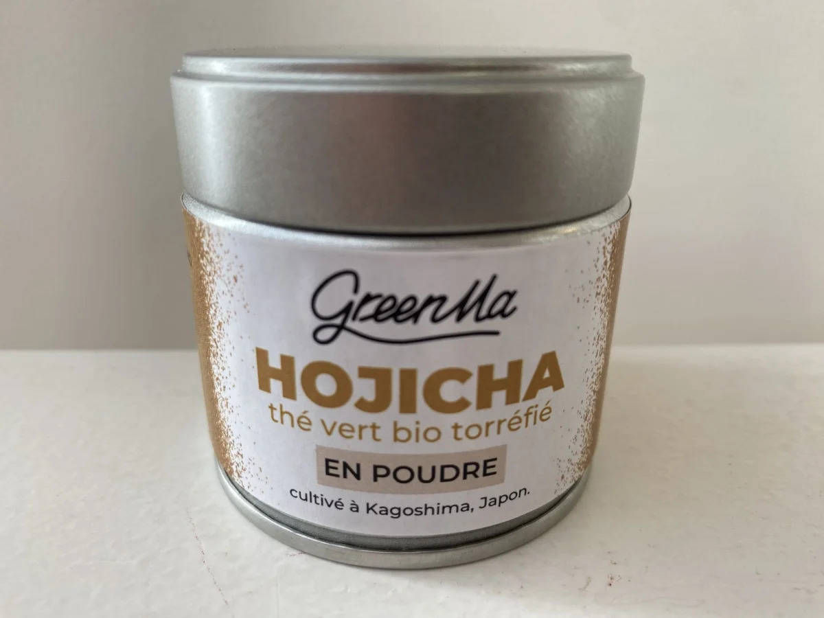Hojicha- vert bio ​Boulangerie Pâtisserie Pain Levain Viennoiseries