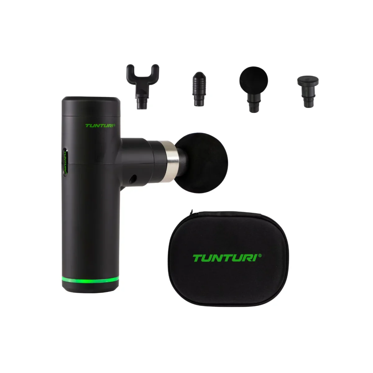 Tunturi – Mini Pistolet de Massage - Matériel sport pas cher – Meilleur rapport qualité-prix - {'count': 3, 'name': 'Silencieux'}