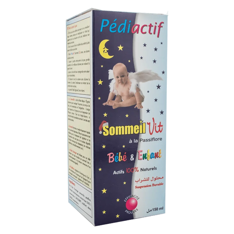 Pédiactif Sommeil Vit Bébé Camomille & Enfant Sirop 150 ml - Vins Rouges Harmonieux pour Chaque Occasion