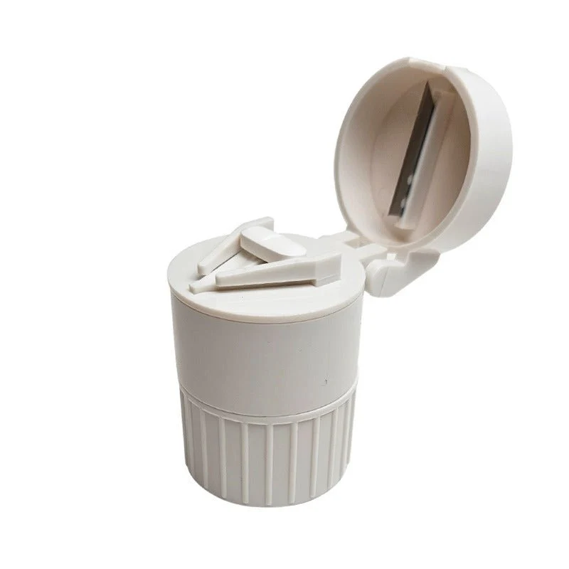 Diviseur et broyeur de comprimés 4-en-1 - Organisation de la maison avec des domestiques solutions de rangement