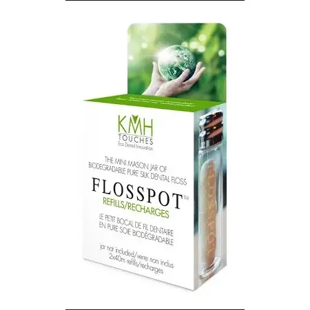 Fil dentaire en pure soie biodégradable (Recharge) - Saldi Straordinari – Offerte Speciali Disponibili Adesso Vömel Recharge de soie dentaire 2 x 10 m chez Violey
