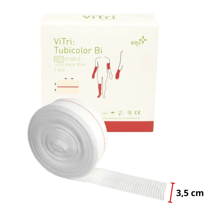 Bandage tubulaire pour petits bras/jambes - 10 m - Organisation de la maison avec des solutions de rangement - {'count': 1, 'name': 'Medibas'}