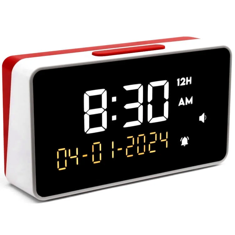 Réveil Parlant – Format 12h ou 24h – Gros Chiffres, Volume Extra Fort - Saldi Dormeurs Straordinari – Offerte Speciali Disponibili Adesso