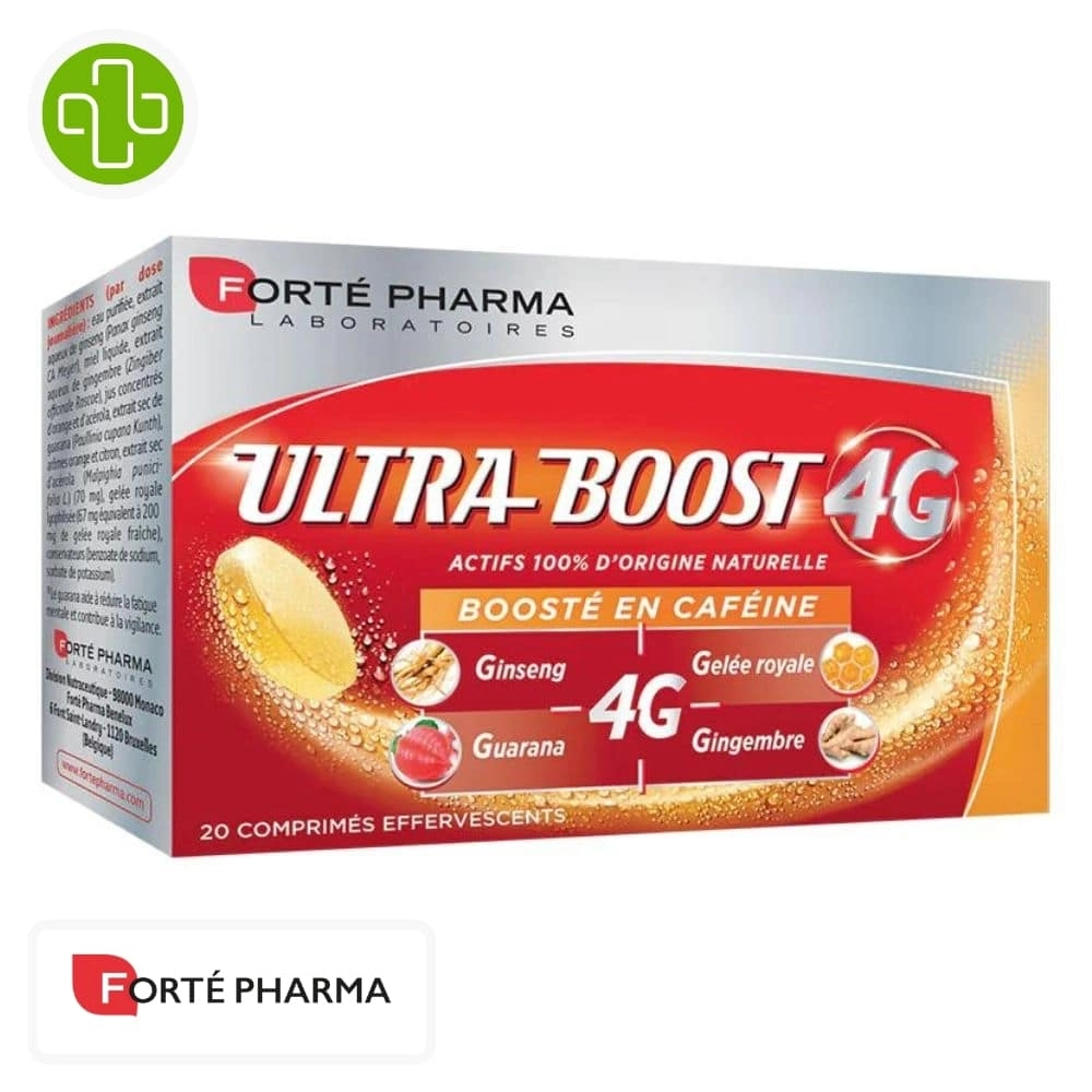 FORTÉ PHARMA – Ultra-boost 4g Booster En Caféine – 20 Comprimés - Saldi Straordinari – Offerte Speciali Disponibili Adesso Caféine + Taurine BioTech USA 60 caps | musculation.com