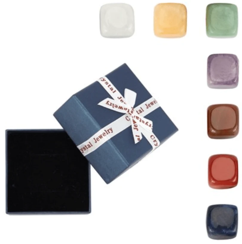 Coffret Pierres roulées 7 chakras - Saldi Straordinari – Offerte Speciali Disponibili Adesso - francais pierre chakra