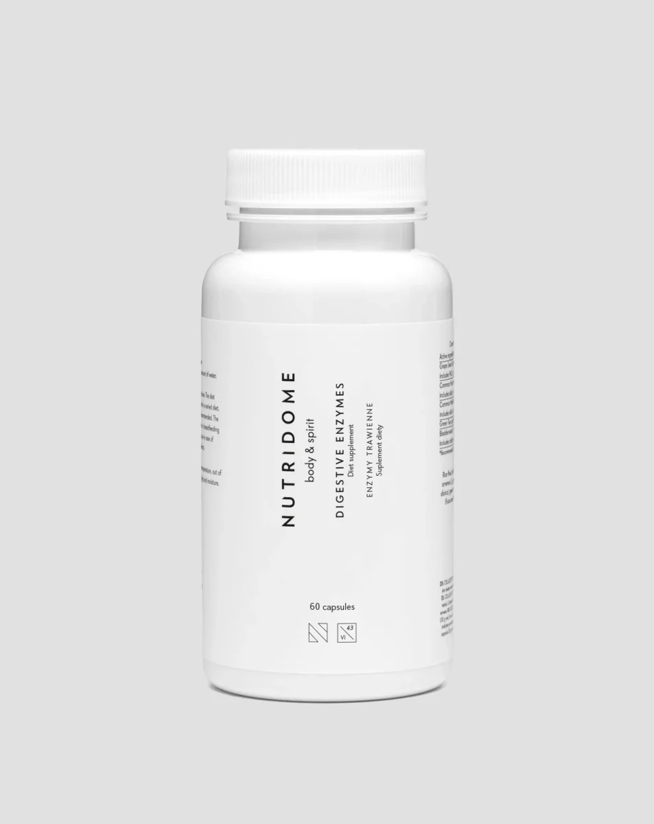 Enzymes digestives Nutridome bromélaïne, lactase, alpha-amylase, lipase - 60 pcs. - Saldi Straordinari – Offerte Speciali Disponibili Adesso ERGYZYM – Digestion – Enzymes digestives - Nutergia