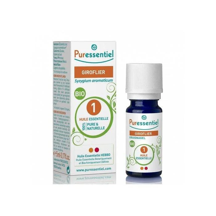 Puressentiel huile essentielle Giroflier Bio 5ml - Saldi Straordinari – Offerte Speciali Disponibili Adesso Menthe Poivrée, Huile (5mL)