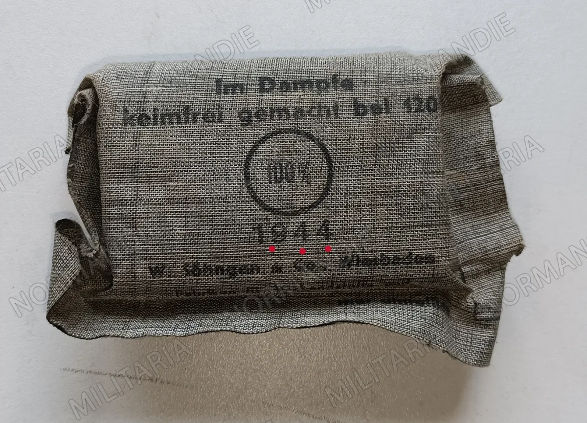 Pansement individuel allemand antiques ww2 1944 - Éclairage de qualité avec frais de port offerts