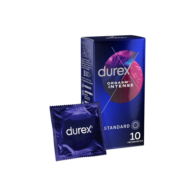DUREX Orgasm’Intense Préservatifs Perlés Nervurés ​Boulangerie Pâtisserie Pain Levain Viennoiseries