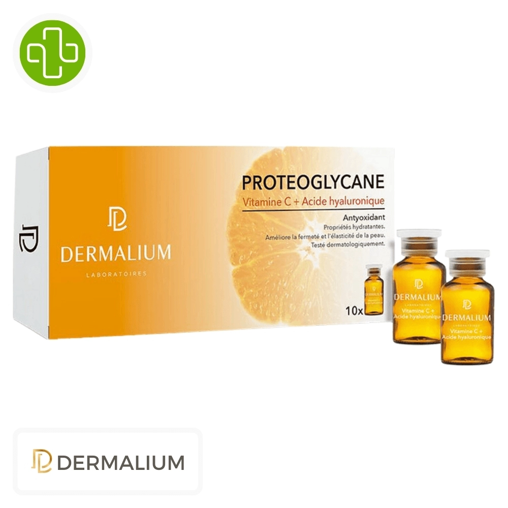 DERMALIUM – Proteoglycane Vitamine C + Acide Hyaluronique Ampoules prix – 10u - Saldi Straordinari – Offerte Speciali Disponibili Adesso