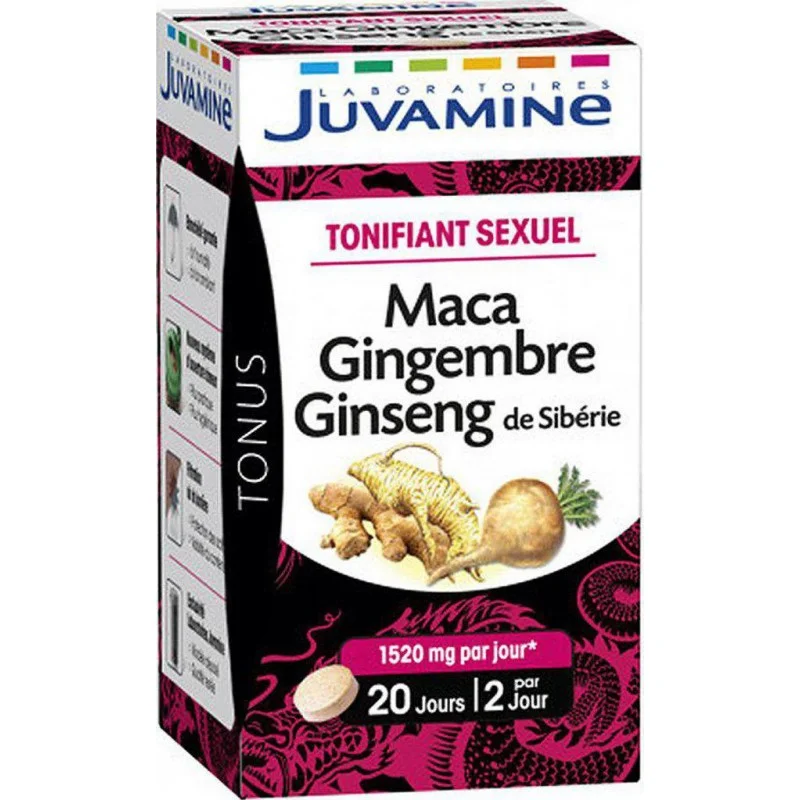 Maca Ginseng Gingembre – 40 Comprimés - Saldi Straordinari – Offerte Speciali Disponibili Adesso - maca forte maca comprimé