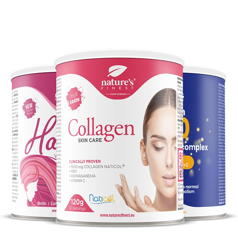 Skin Care Collagène + Hair Vitamins + Golden Q10 - Saldi Straordinari – Offerte Speciali Disponibili Adesso Nutraxin Gold Quality Collagène Poudre Type 1-2-3 – Peau, Articulations & Os