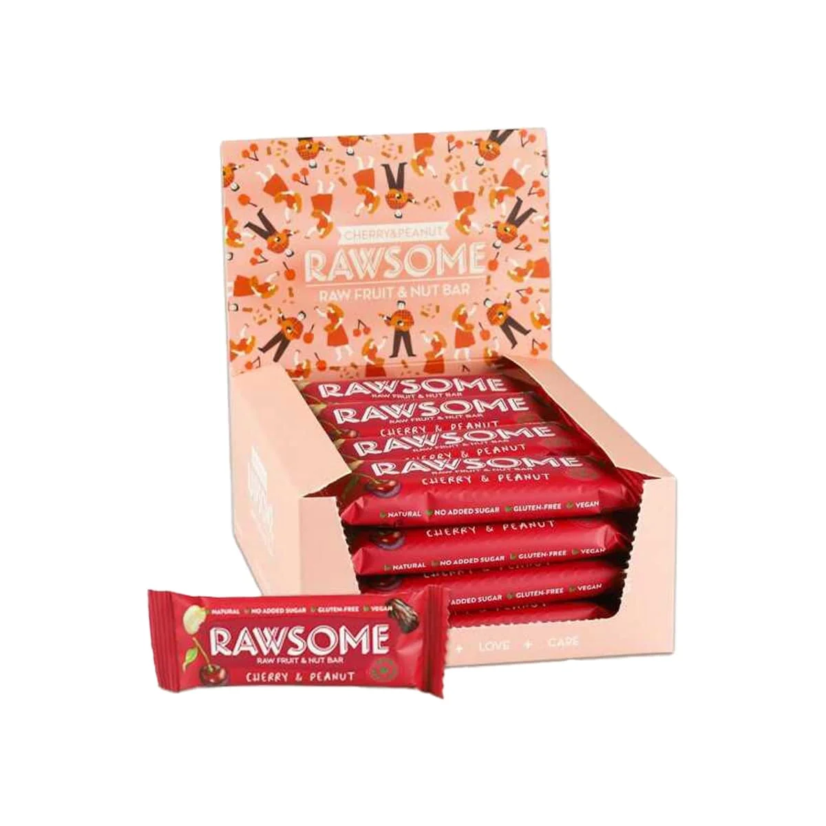 Rawsome Cherry and Peanut Protein Bar in Box 40 gr (1.41oz) – 16 Pieces - Saldi Straordinari – Offerte Speciali Disponibili Adesso Buy Rawsome Mixed Healthy Snacks Package – 6 Pieces | Grandbazaarist