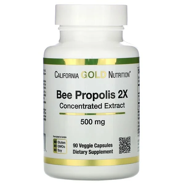 CALIFORNIA GOLD NUTRITION BEE PROPOLIS 2X CONCENTRE 500 MG - Saldi Straordinari – Offerte Speciali Disponibili Adesso - Propolis gold