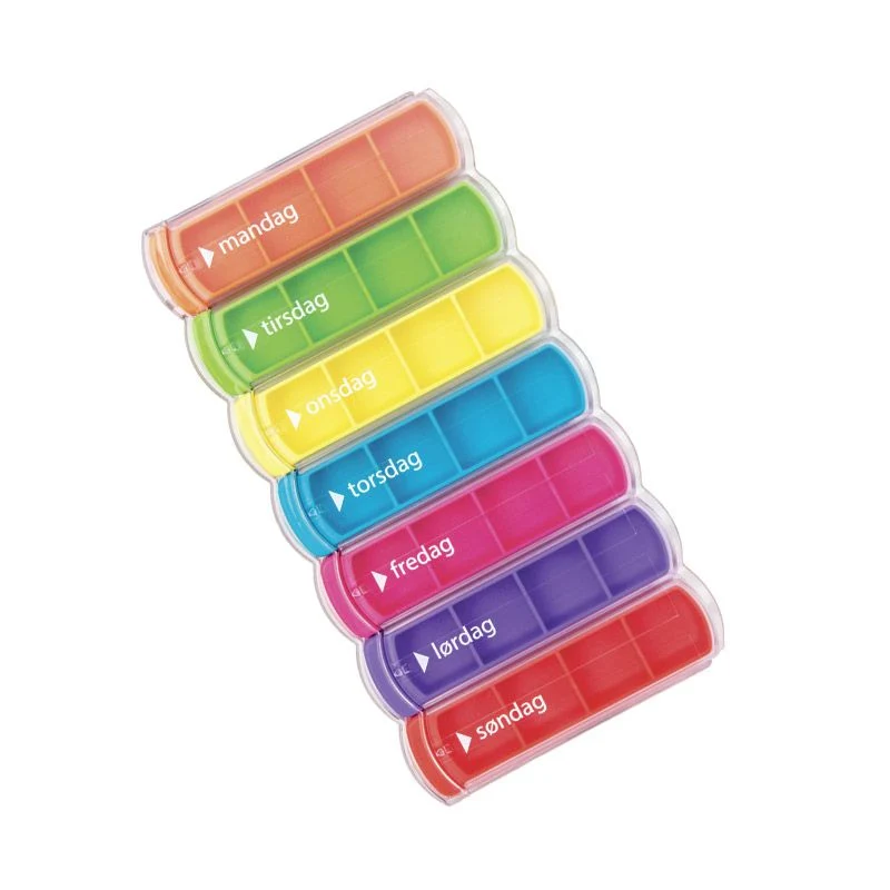 Boîte à pilules hebdomadaire - Mininizer - Organisation de la maison étages avec des solutions de rangement