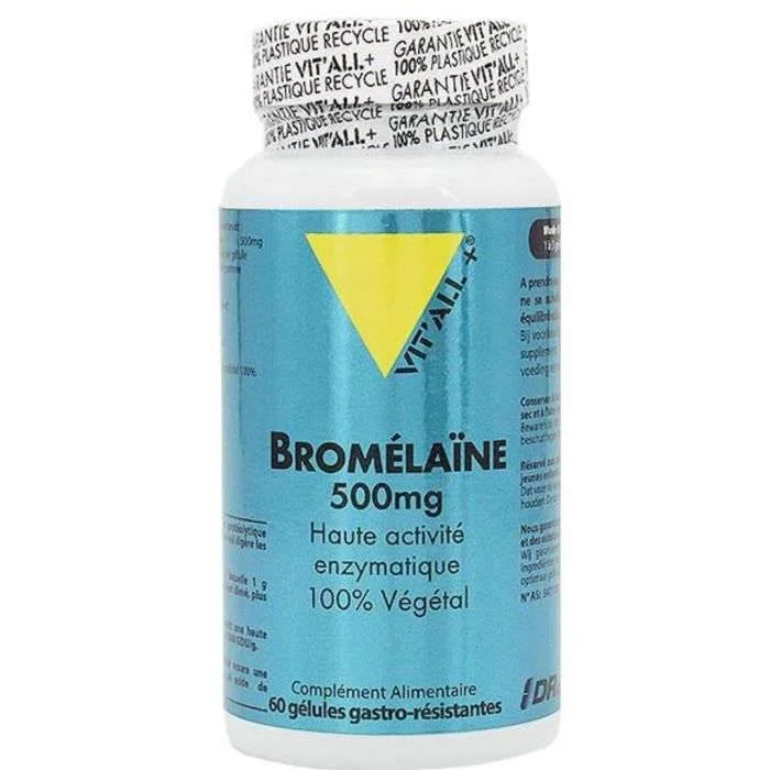 VITALL+ BROMELIANE 500mg 60 gélules - Saldi Straordinari – Offerte Speciali Disponibili Adesso - cuivre milligramme gélule
