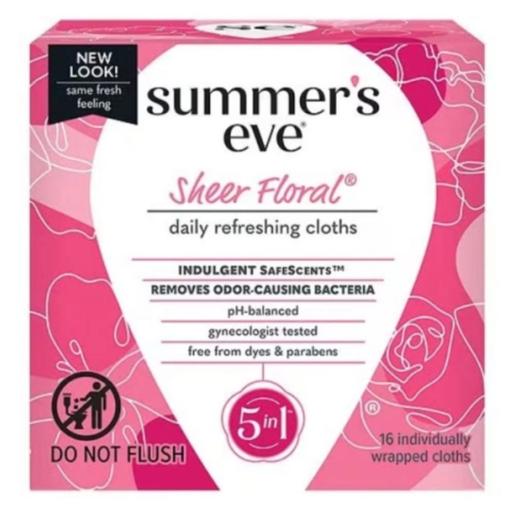 SUMMER’S – Eve Sheer Floral Lingettes Nettoyantes Florales 5en1 – 16u - Saldi Straordinari – Offerte Speciali Disponibili Adesso - {'count': 1, 'name': 'Easy'}