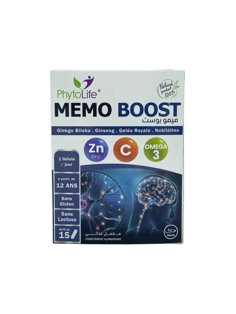 PhytoLife Memo Boost Zinc Vitamine Gélules Vins Rouges Harmonieux Occasion