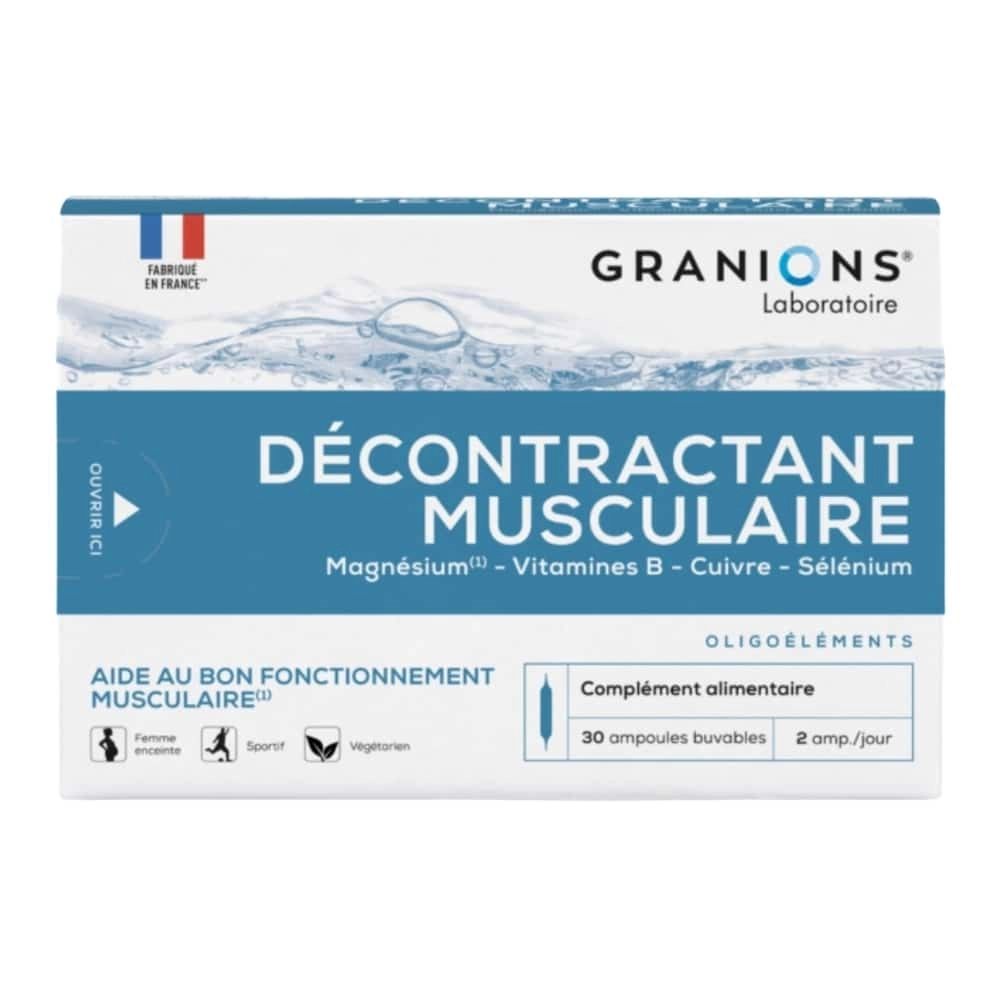 GRANIONS Musculaire Ampoules 30u Saldi Straordinari Offerte Speciali Disponibili Adesso