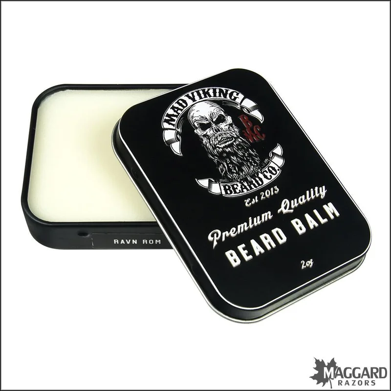 Mad Viking Beard Co. Ravn Rom Changed Beard Balm, 2oz - Saldi Straordinari – Offerte Speciali Disponibili Adesso