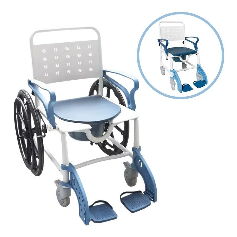 Chaise bain toilette grandes roues Organisation maison solutions rangement