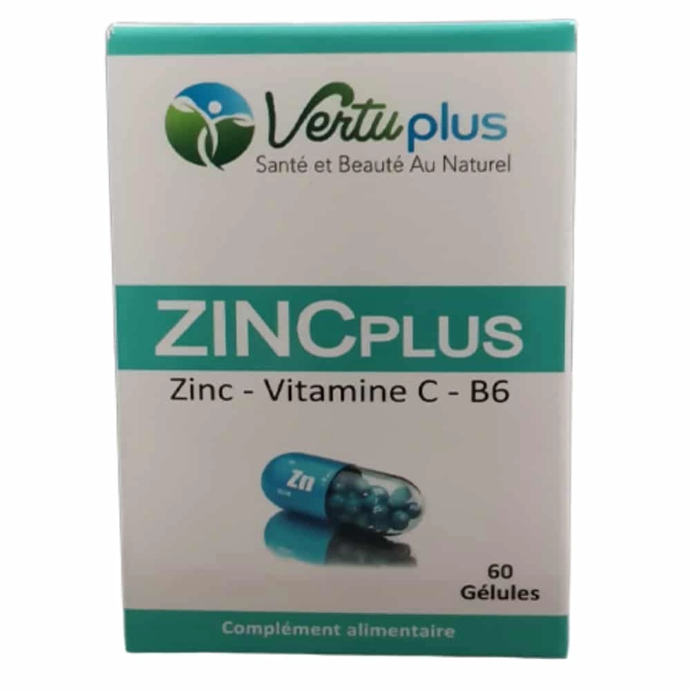VERTUPLUS – Zincplus Zinc, Vitamine C Et B6 – 60 Gélules - Saldi Straordinari – Offerte Speciali Disponibili Adesso Antioxidant