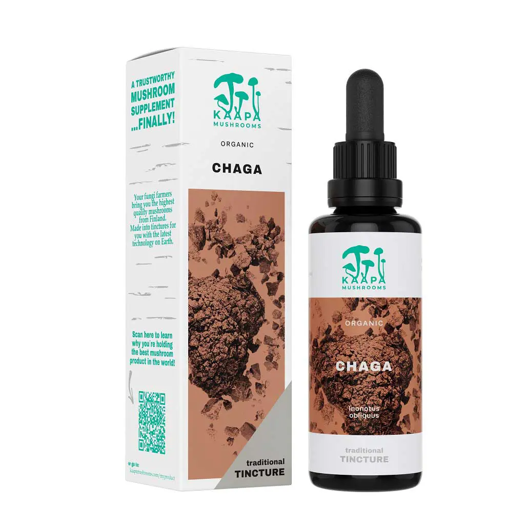KÄÄPÄ Mushrooms Chaga Tinctuur Extract BIO 30ml of 50ml - Lingkungan Saldi Straordinari – Offerte Speciali Disponibili Adesso