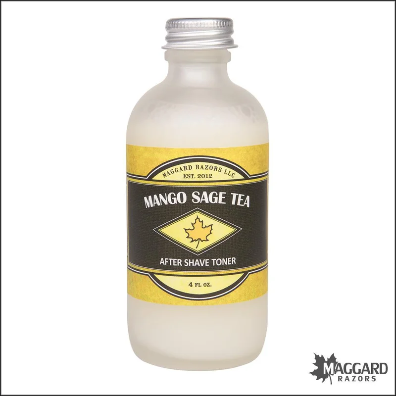Maggard Razors Mango Sage Tea Witch Hazel Based Aftershave, 4oz – Alcohol Free - Saldi Straordinari – Offerte Speciali Disponibili Adesso - Lure