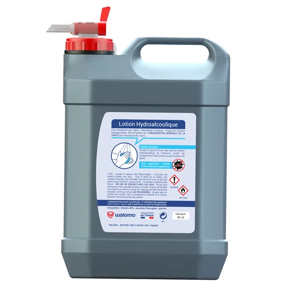 Bidon de 5 litres de gel hydroalcoolique. Fabrication française - Vins Rouges Harmonieux pour Chaque Occasion - {'count': 1, 'name': 'qualité'}
