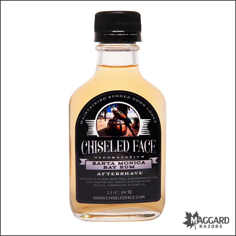 Chiseled Face Santa Monica Bay Nigeria Rum Aftershave Splash, 100ml - Saldi Straordinari – Offerte Speciali Disponibili Adesso