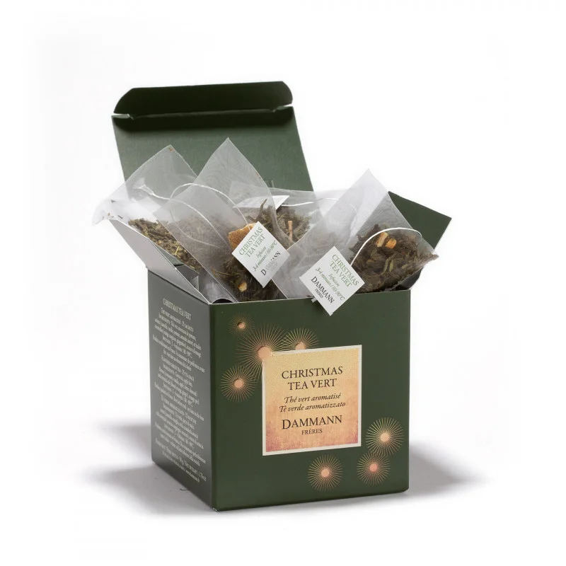 Dammann Frères sachets Cristal Christmas Tea vert 50g ACALA - Vins Rouges Harmonieux pour Chaque Occasion
