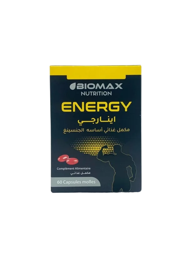 Biomax Nutrition Énergie 60 Capsules - Vins Rouges Harmonieux pour Chaque Occasion - {'count': 1, 'name': 'étain'}