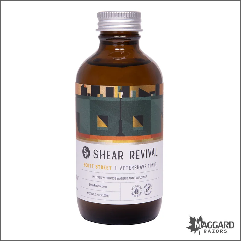 Shear Revival Orange Oakmoss Scott Street Aftershave Tonic oz Saldi Straordinari Offerte Speciali Disponibili Adesso