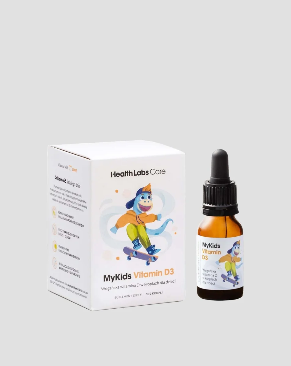 Gouttes de vitamine D véganes pour les enfants vitamine MyKids Vitamin D3 Health Labs Care - Saldi Straordinari – Offerte Speciali Disponibili Adesso