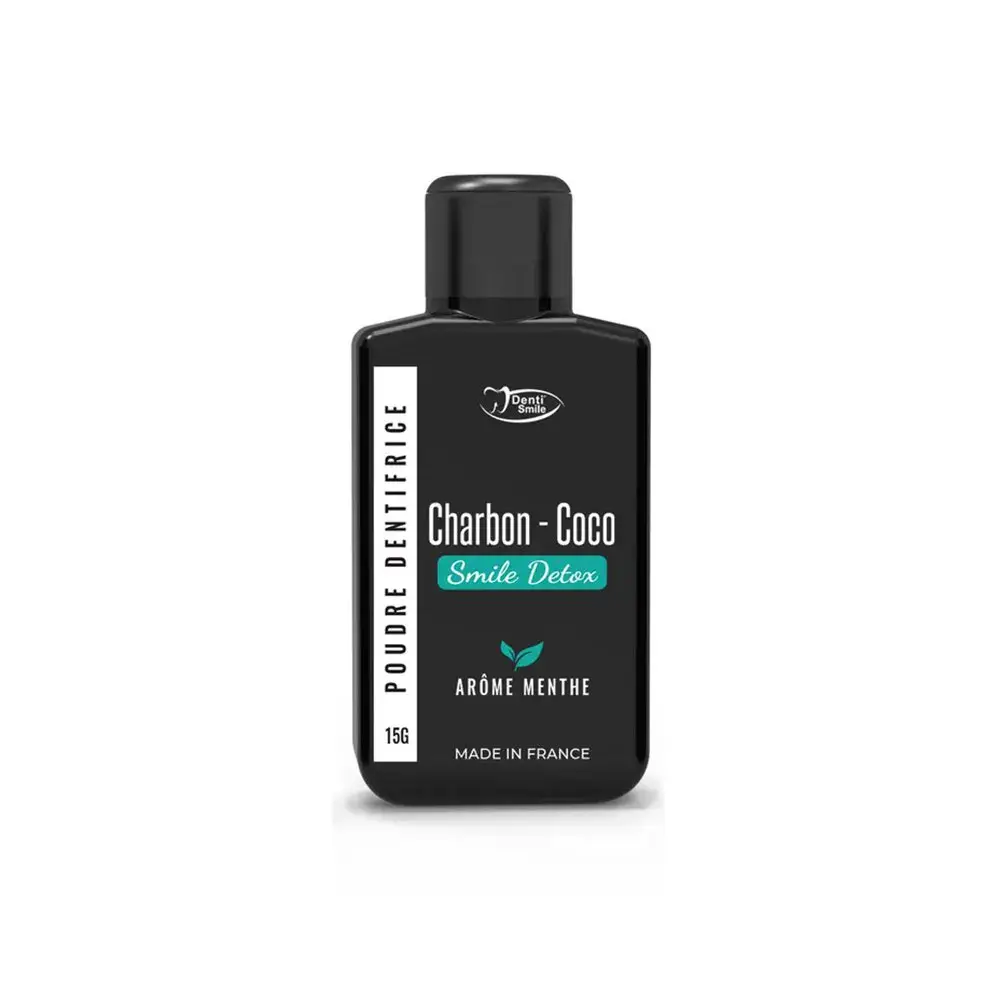 Poudre de Dentifrice Charbon Coco – 15g – Denti Smile - ​Boulangerie-Pâtisserie | MULTIGRAIN Pain au Levain & Viennoiseries